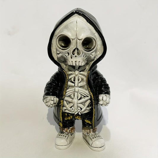 Halloween Skull Gnome Doll Resin Ornament Skeleton Figurines Home Decoration