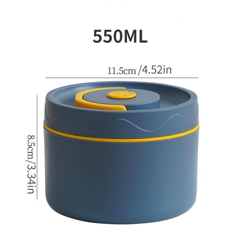 2pcs Insulated Lunch Box Stainless Steel Bento Box