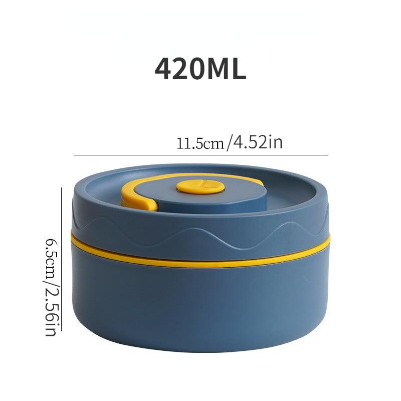 2pcs Insulated Lunch Box Stainless Steel Bento Box