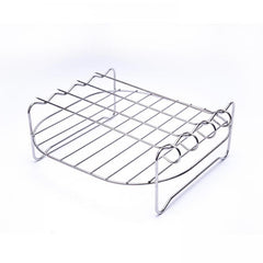 Stainless Steel Air Fryer Rack with Roast Meat Picks