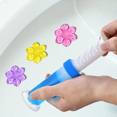 Toilet Bowl Cleaning Gel Small Flower Gel Cleaner - 5pcs