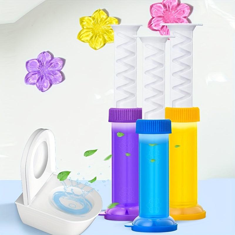 Toilet Bowl Cleaning Gel Small Flower Gel Cleaner - 5pcs