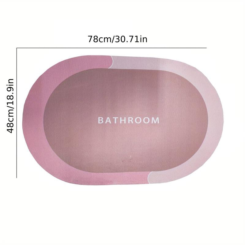 Quick Dry Bath Mat with Tiny Pores Bathroom Floor Mat