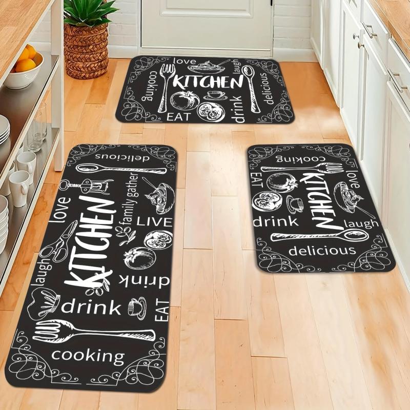 Non Slip Soft Kitchen Floor Mat Waterproof Dirt Resistant