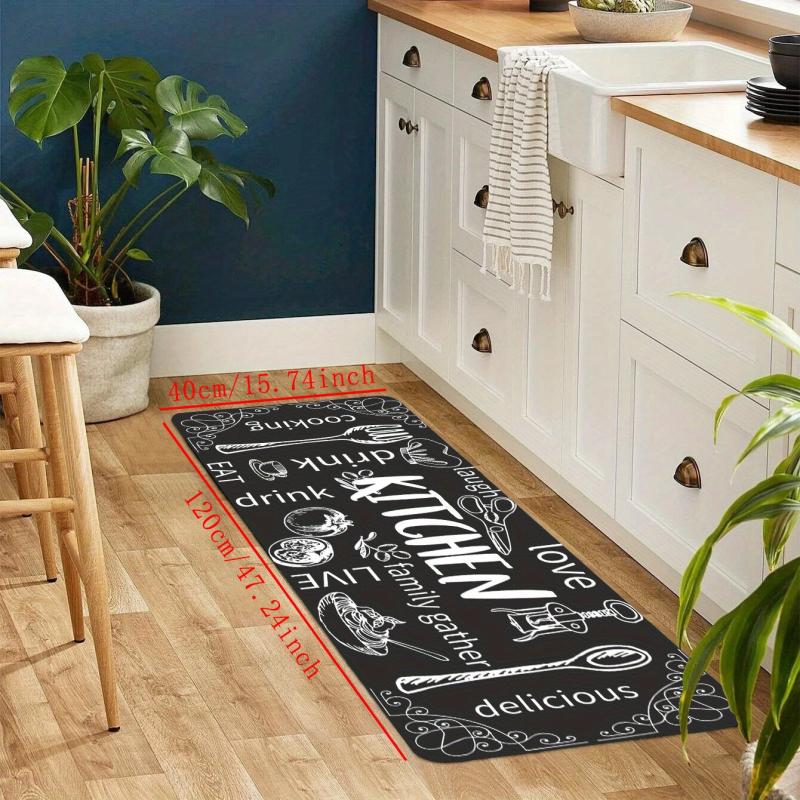 Non Slip Soft Kitchen Floor Mat Waterproof Dirt Resistant