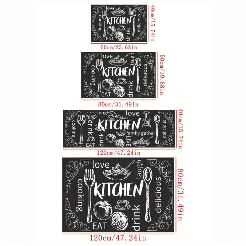 Non Slip Soft Kitchen Floor Mat Waterproof Dirt Resistant