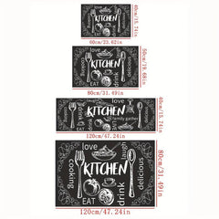 Non Slip Soft Kitchen Floor Mat Waterproof Dirt Resistant