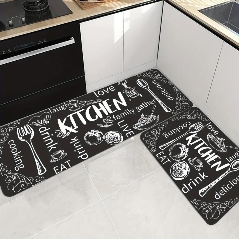 Non Slip Soft Kitchen Floor Mat Waterproof Dirt Resistant