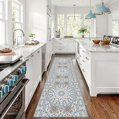 Vintage Moroccan Hallway Rug Soft Non Slip Kitchen Mat