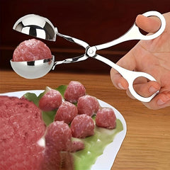 Stainless Steel Non-stick Meatball Maker Tongs Cake Pop Meatball Maker Ice Tongs