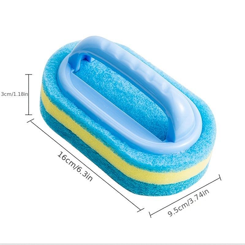 Kitchen Sponge Brush for Easy Cleaning of Pots, Pans & Tiles