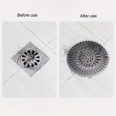 4pcs Bathroom Hair Catcher Filter Net Easy Install & Clean for Bathroom Bath
