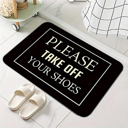 Funny Sayings Entrance Door Carpet Non Slip Rug