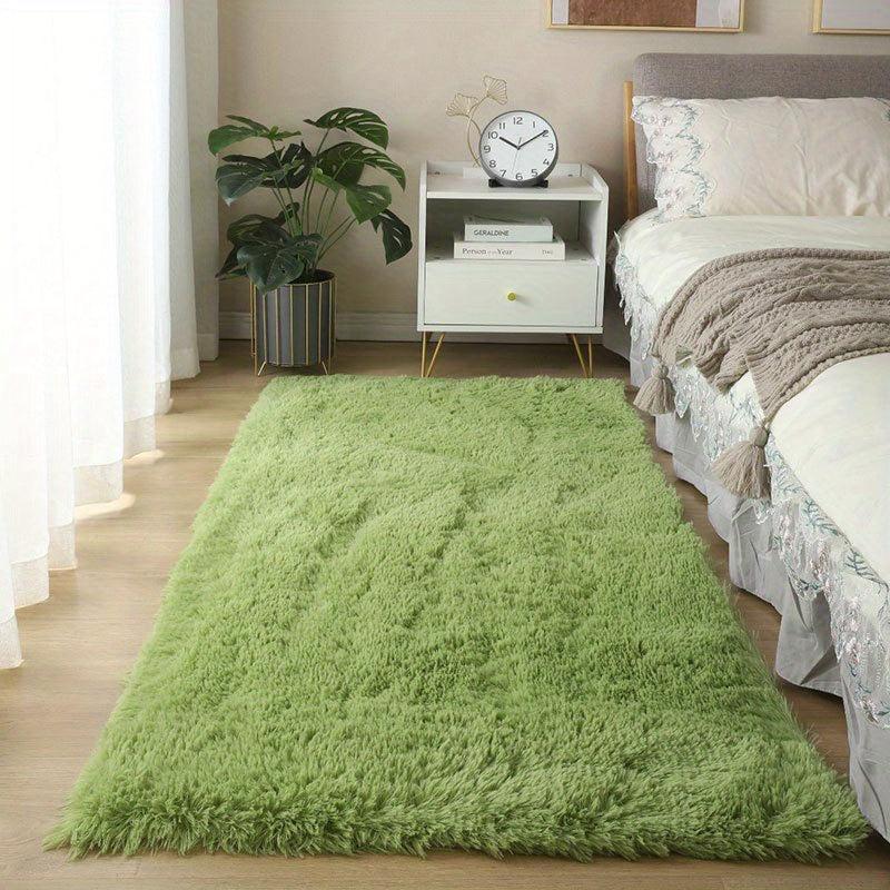 Soft Fluffy Shaggy Tie Dyed Area Rug for Bedroom