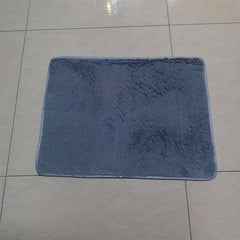 Plush Shag Furry Area Rug Dark Grey