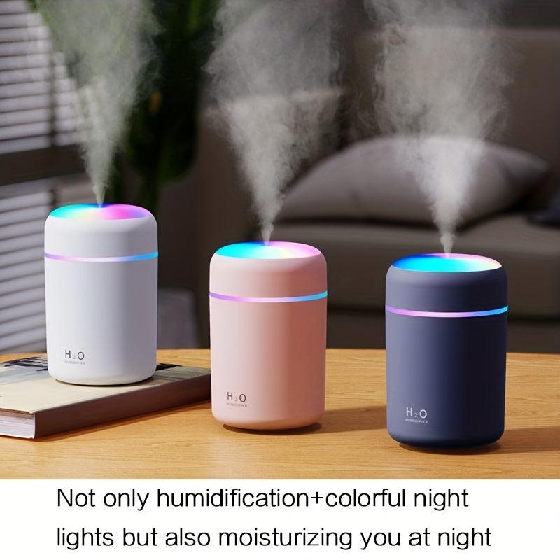 Colorful 220ml Mist Humidifier Essential Diffuser for Room Office Home Car