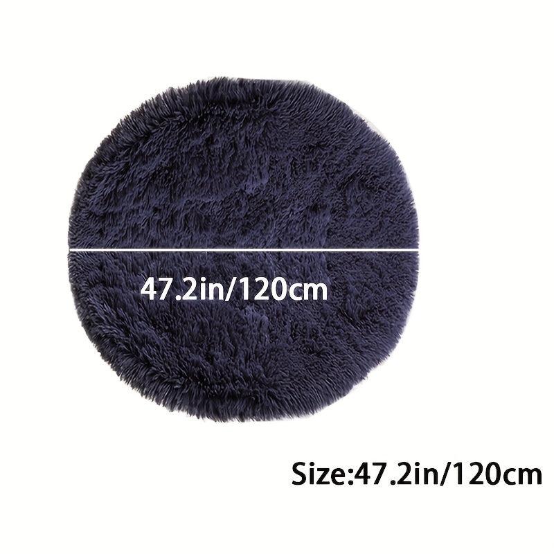 Ultra Soft Plush Rug Round Large Area Rug Non slip Fluffy Shaggy Rug