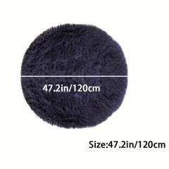 Ultra Soft Plush Rug Round Large Area Rug Non slip Fluffy Shaggy Rug