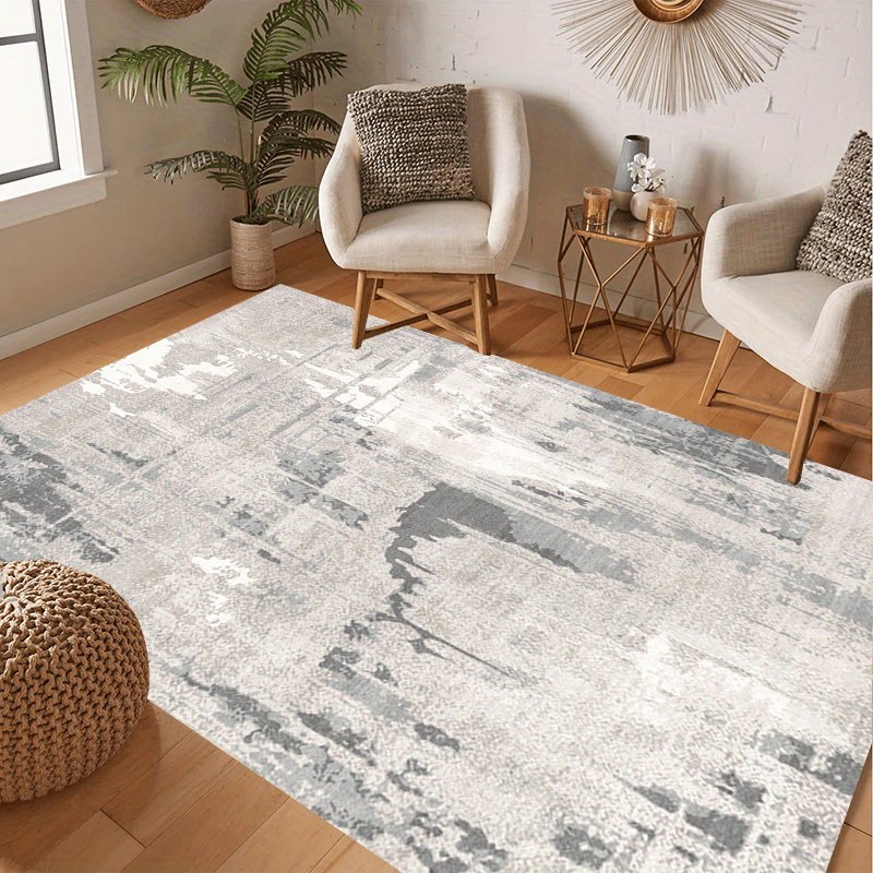 Modern Abstract Area Rug Soft Boho Washable Carpet