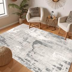 Modern Abstract Area Rug Soft Boho Washable Carpet