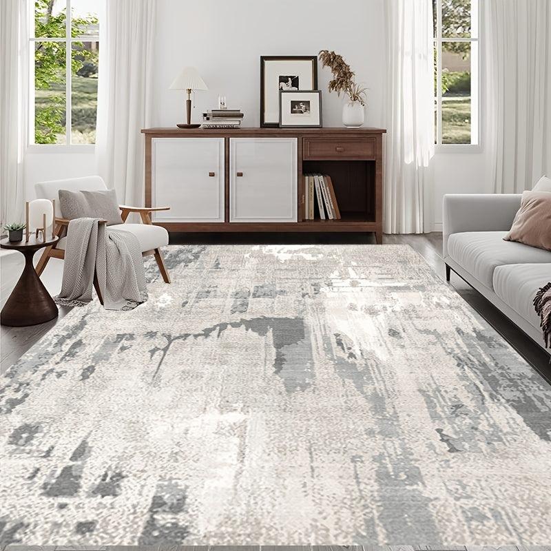 Modern Abstract Area Rug Soft Boho Washable Carpet