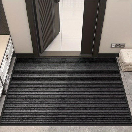Double Striped Door Floor Mat Waterproof Non Slip Outdoor Entrance Doormat