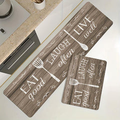 Anti Fatigue Kitchen Mat Absorbent Bath Mat Entrance Doormat