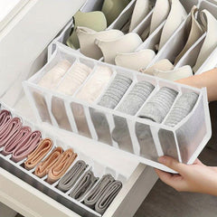 3pcs Fabric Underwear Storage Boxes Clothes Organizer Drawers