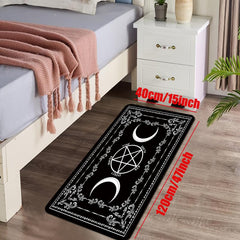 Witch Floor Mat Sun Moon Divination Carpet Living Room Area Rug