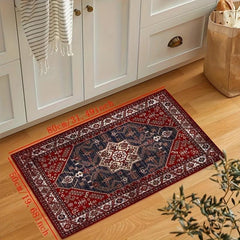Vintage Boho Area Rug Non-Slip Stain Resistant Persian Carpet