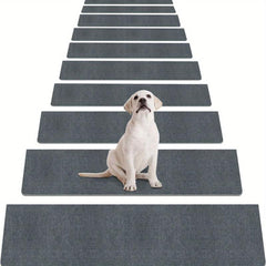 15pcs Non Slip Stair Carpet Runners Safe for Wooden Steps