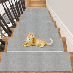 15pcs Non Slip Stair Carpet Runners Safe for Wooden Steps