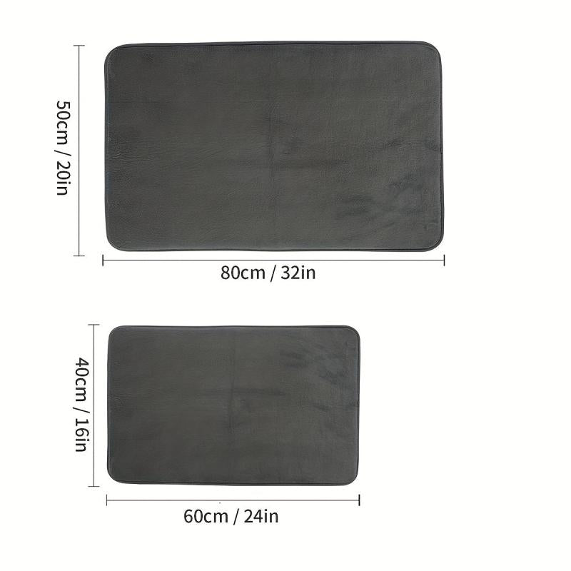 Soft Memory Foam Bath Rug Non Slip Absorbent Mat