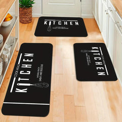 Non Slip Waterproof Kitchen Floor Mat - Machine Washable Entrance Doormat