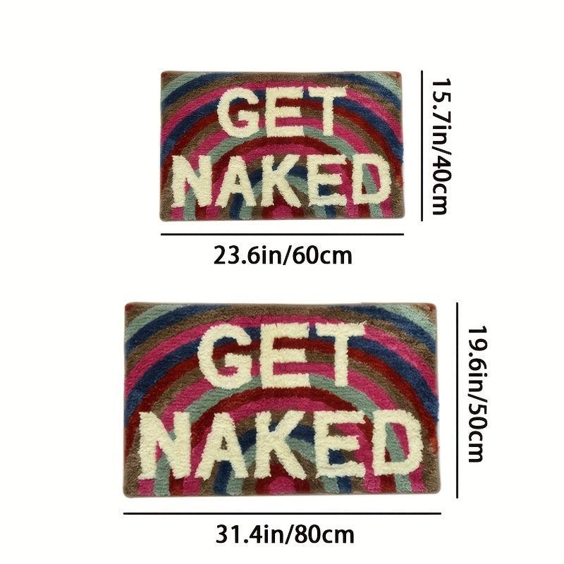 Funny Microfiber Bath Rug Soft Non Slip Absorbent Bath Mat Machine Washable