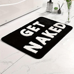 Funny Microfiber Bath Rug Soft Non Slip Absorbent Bath Mat Machine Washable