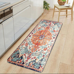 Vintage Persian Area Rug for Living Room Bedroom Boho Kitchen Non-slip Mat