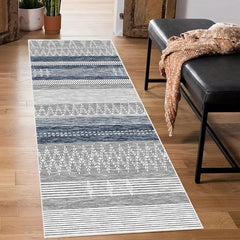 Modern Moroccan Geometric Runner Rug