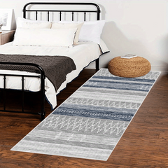Modern Moroccan Geometric Runner Rug