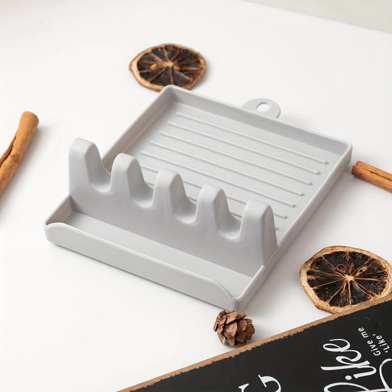 Abs Utensil Rest With Drip Pad Kitchen Utensil Holder