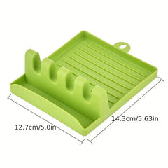 Abs Utensil Rest With Drip Pad Kitchen Utensil Holder