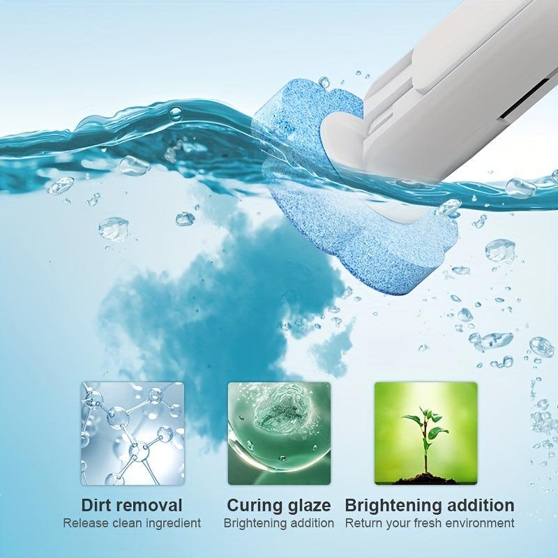 Disposable Toilet Brush Replacement Head Set No Dead Corner Decontamination
