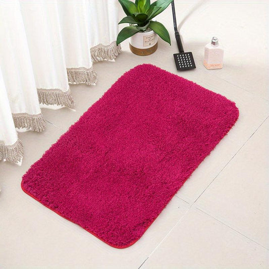 Soft Plush Bathroom Rug Set w/ Non Slip Backing
