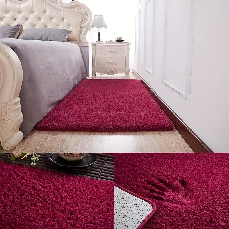Soft Plush Bathroom Rug Set w/ Non Slip Backing