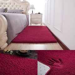 Soft Plush Bathroom Rug Set w/ Non Slip Backing