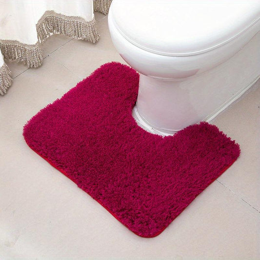 Soft Plush Bathroom Rug Set w/ Non Slip Backing