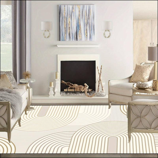 Modern Area Rug Living Room Rugs Washable Soft Neutral Boho M