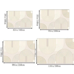Modern Area Rug Living Room Rugs Washable Soft Neutral Boho M
