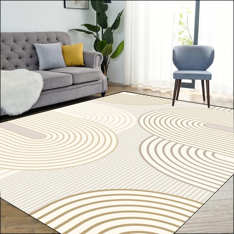 Modern Area Rug Living Room Rugs Washable Soft Neutral Boho M