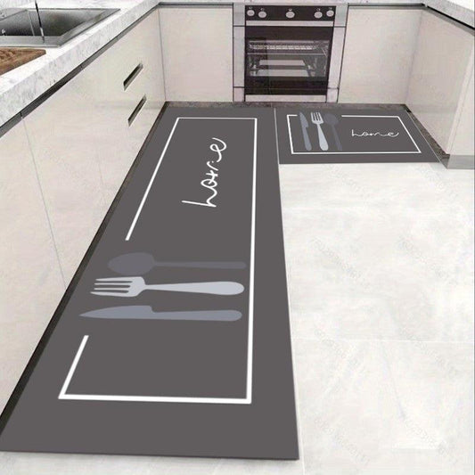 Kitchen Floor Mat Bedroom Living Room Soft Washable Carpet Anti Slip Doormat